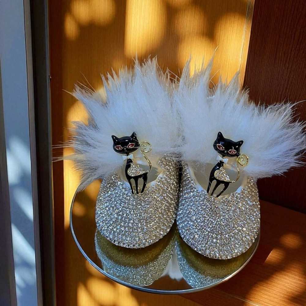 Şeker Tadında - Taşlı Bebek Ayakkabı